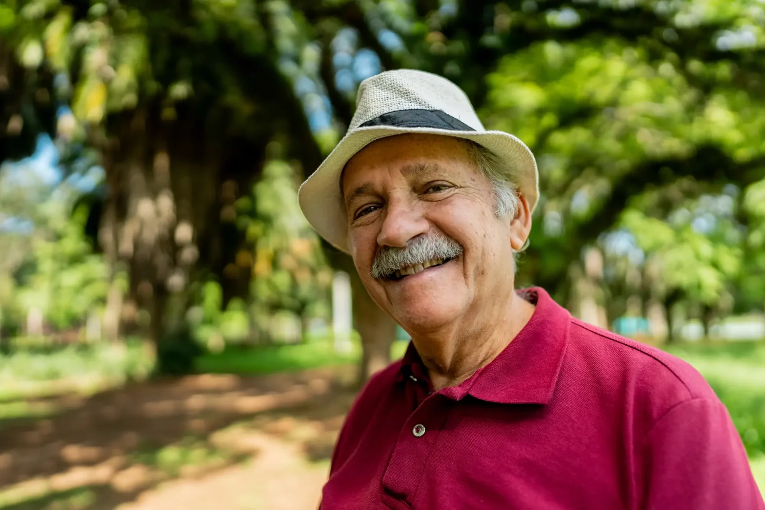 Portrait of a senior man for a blog about long-term care renovations